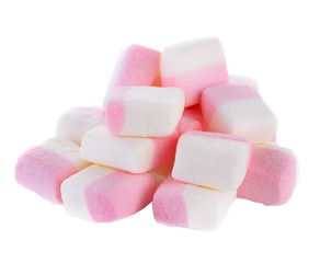 marshmallow isolated on a white background