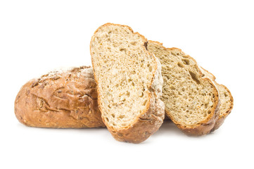 Bread product isolated on a white background cutout