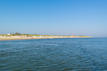 Coast of Waddensea island Texel, Netherlands