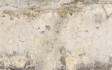 old grungy plastered wall with peeling color