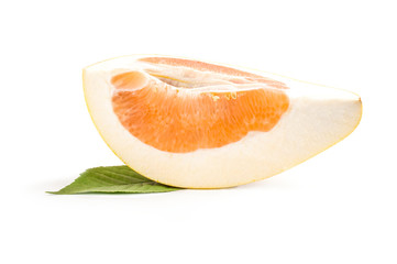 Grapefruit isolated on a white background with clipping path