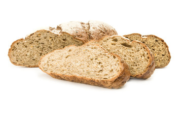 Flour confection isolated on a white background cutout