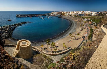 Zelfklevend Fotobehang Play de San Juan in Tenerife, Canary Islands, Spain © LindaPhotography