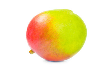 Red mango isolated on white background cutout