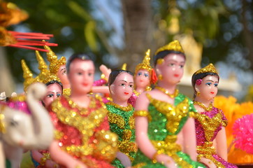 thai doll in spirit house