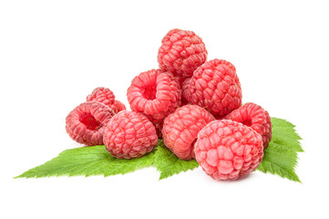 Rasp berry isolated on a white background cutout