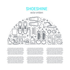 Shoeshine vector icons