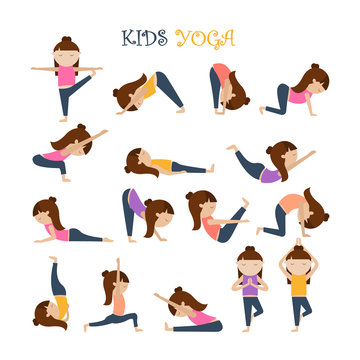 Yoga kids poses