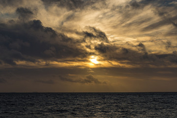 Sonnenuntergang an der Nordsee