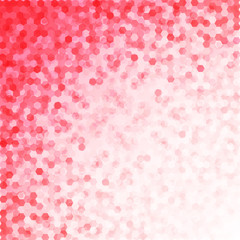 Shade of Red hexagon pattern design abstract background concept