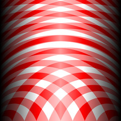 Obraz premium Two tone red stripes curve abstract pattern background concept