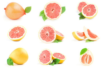 Collage of citrus grandis