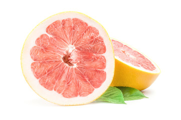 Pumelo isolated on a white background cutout