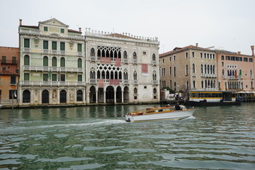 Naklejka premium Venice Venedig Canale Grande Dogenpalast Palace