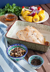Preparation of chicken fillet