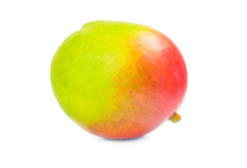 Red mango isolated on white background cutout