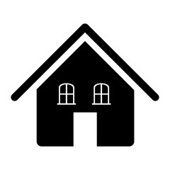 contour beautiful house icon, vector illustration design