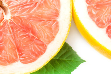Grapefruit isolated on a white background cutout