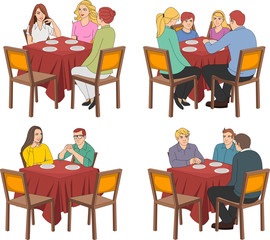 table_03Restaurant tables with people talking

