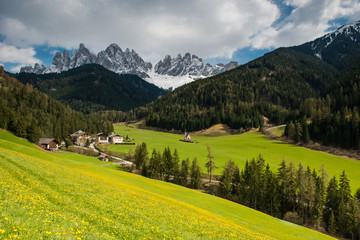 Obraz premium Góra Odle, Dolomity