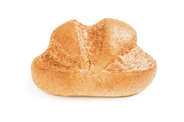 Flour confection on a white background. Clipping path