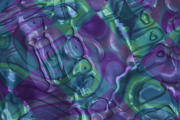 Abstract background in blue, purple, green and turquoise with nice brushed abstract pattern