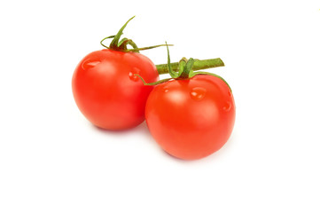 Tomato cherry isolated on a white background cutout