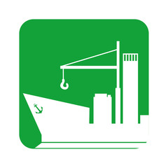 picture ship maritime transpotation, vector illustration design