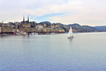 Switzerland Landscape : Lake Luzern