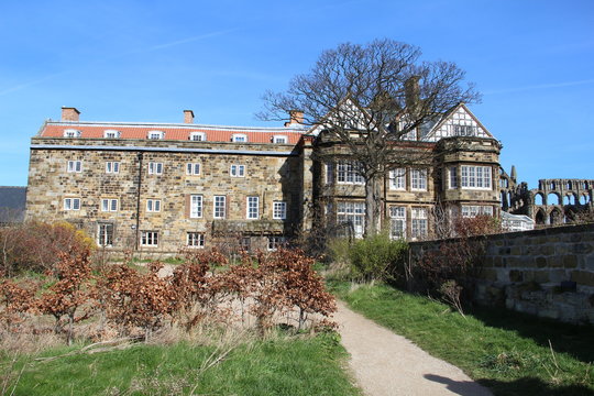 Old English style building Whitby England UK