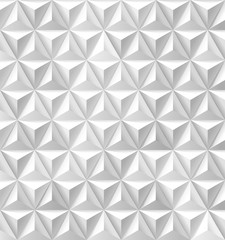 Panele Szklane Podświetlane  Trójkąty i piramidy białe tło