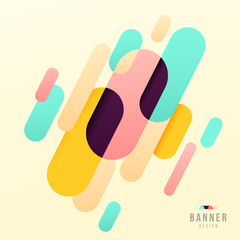 Abstract vector background. Bright modern geometric design.