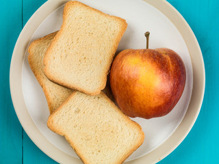 Fresh Apple With French Toast