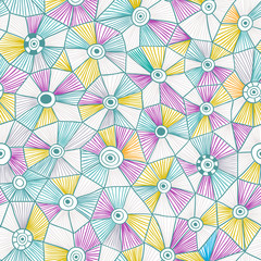 Vector abstract triangles pattern
