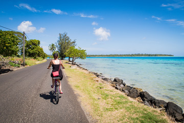 biketour on bora bora