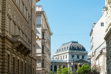 Obraz premium Viennese Classical style building, Austria, Europe