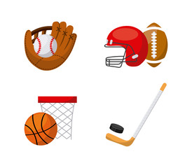 sport related icons over white background. colorful design. vector illustration