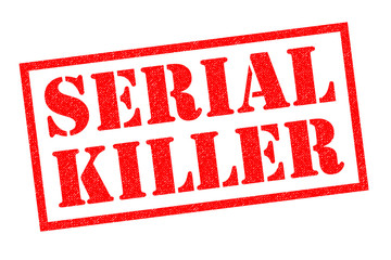 SERIAL KILLER Rubber Stamp