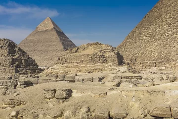 Papier peint photo Egypte Great Egyptian pyramids in Giza, Cairo  © Curioso.Photography