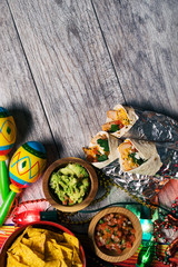 Fiesta: Tacos with Chips and Salsa For Celebration