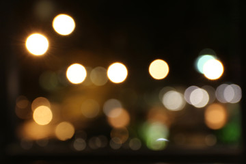 Fototapeta premium Light bokeh night