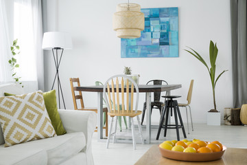 New room with dining table