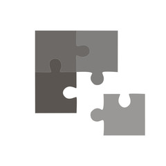 Vector puzzle logo
