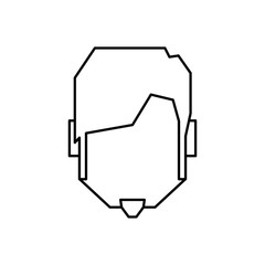 People faceless shapes and business isometric icons