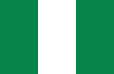 Vector of amazing Nigerian flag.
