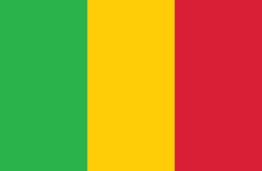 Vector of amazing Mali flag.