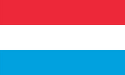 Vector of amazing Luxembourg flag.