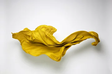 Fotobehang abstracte vliegende stof © Yurok Aleksandrovich