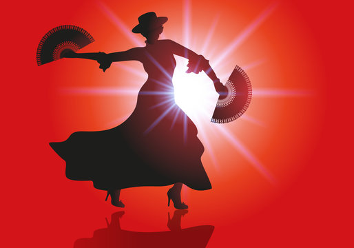 danse - flamenco - éventail - danseur - musique