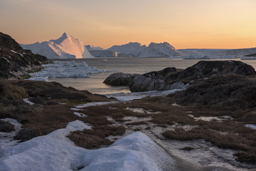 Iceberg, glacier in disco bay, Ilulissat, Greenland